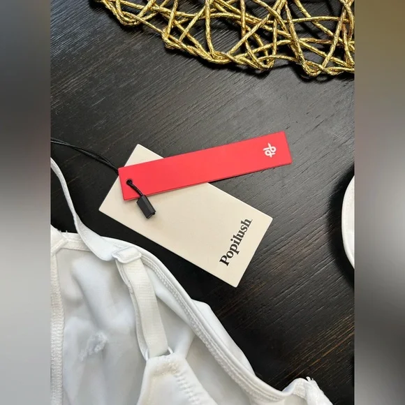 Popilush Shapewear Bodysuits for Women Tummy Control Shapewear Deep V Corset - Picture 8 of 9